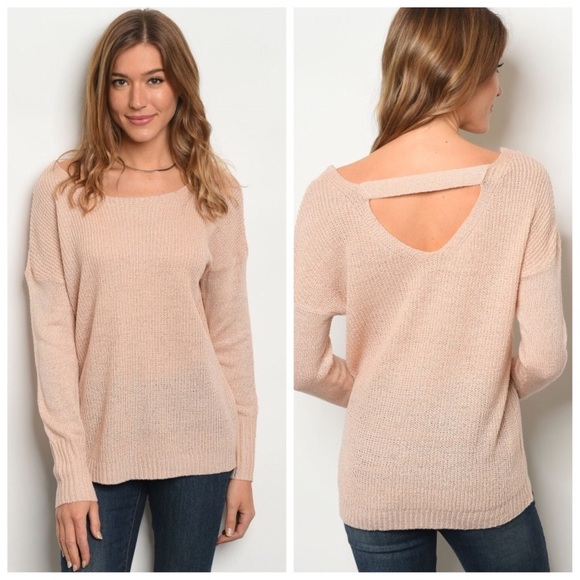 Blancheaux Tops - Blush knit sweater top